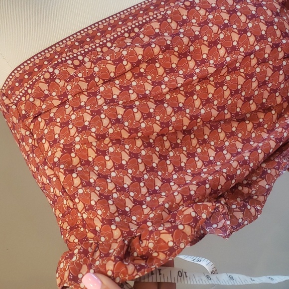 Max Studio pink and salmon colored light weight large top - Picture 2 of 13